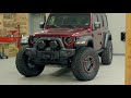 aev rear bumper u0026 rx tire carrier wrangler jl rubicon ecodiesel build up episode 4 of 4