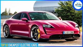 Top 10 Cheapest Electric Cars