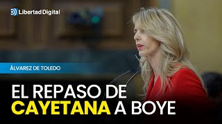 El repaso de Álvarez de Toledo a Boye: 