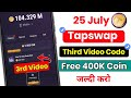 How To Stay Productive Tapswap Code || Tapswap Watch Daily Video Cinema Code || Tapswap Video Code