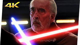 Obi-Wan & Anakin vs Conde Dooku - Escena Pelea | Star Wars La Venganza De Los Sith (2005) Clip 4K