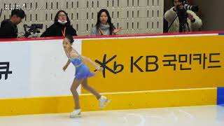 [4K60p] 황정율 Jeongyul HWANG SP | 2024 종합선수권 Korean Nationals (DAY3) Sr. Women #10 | 상명중1  2024-01-06