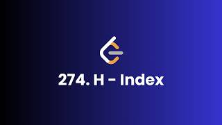 H-Index | Leetcode #274 | Easy Python Solution