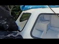 Shetland 535 Boat Project Restoration 2021 - Episode 6 - New Rubber Claytonrite Windows Installed