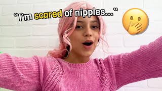 Jenna Ortega being in a panic for 2 minutes straight