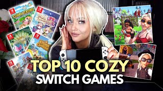 I'm addicted! Top 10 COZY GAMES on Switch - Dreamlight Valley, Atelier, Harvestella and many more!