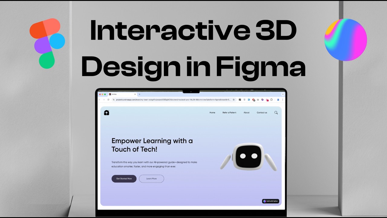 How To Create Interactive 3d Animations In Figma Youtube