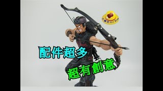 海賊王 GK 騙人布 COS 鷹眼 復仇者聯盟 聯名 海賊王X復仇 品匠萌奇 公仔 模型 開箱 ●小蔡的ALL BLUE● 航海王 ONE PIECE UNBOXING