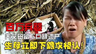 女嬰出生慘遭拋棄，養父母去世留下百萬遺產，生母立即下跪求相認 #憨憨历史局 #一点趣谈 #憨憨歷史局 #一點趣談