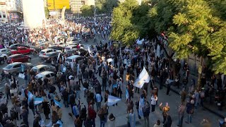 Protestas contra el gobierno en medio de cuarentena por covid-19 en Argentina | AFP