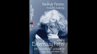 Esterházy Péter a Molnár Ferenc Irodalmi Szalonban