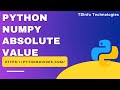How to calculate the absolute value of each element in NumPy Python | Python NumPy absolute values