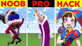 Amazing Digital Circus ALL Characters Pixel Art (Collection) : Noob, Pro, HACKER, GOD! 16