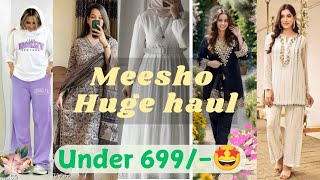 Latest Meesho huge haul under 699/- || അടിപൊളി cordset || party wear || casual || western wear||🫰🏻😍