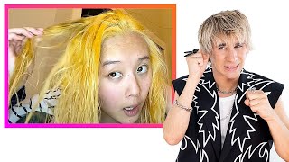 Hairdresser reacts to people bleaching their hair 4 TIMES IN A ROW