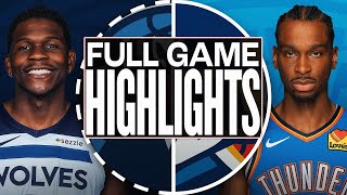 Minnesota Timberwolves VS Oklahoma City Thunder Full Game Highlights Feb 12,2025 NBA Season 2024-25