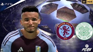 FC 25 - Aston Villa vs Celtic | UEFA Champions League 24/25 | PS5™[4K60]