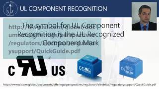 Safety critical components - UL Component Recognition