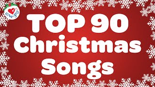 Top 90 Christmas Songs with Lyrics 🎅 Merry Christmas 2024