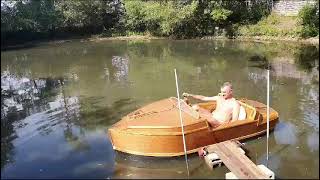 LA PEDALO EN BOIS UNIQUE ALAN AUX SAULAIES