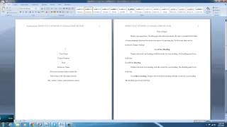 Template Field Word 2007