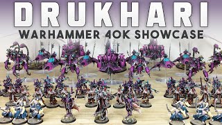 PAINTING SHOWCASE Custom Drukhari Army Warhammer 40k