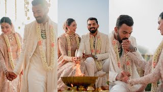 Athiya Shetty and KL Rahul share first official wedding pictures #athiyashetty #klrahul #wedding