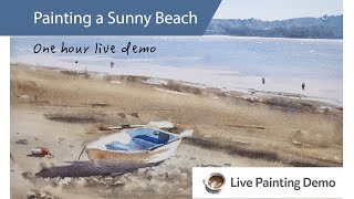 Livestream: Capturing The Sunshine - Watercolor Beach Painting