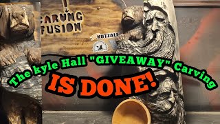 Power carving with a flex shaft Rotary tool and the Kyle Hall GIVEAWAY PROJECT IS COMPLETED!