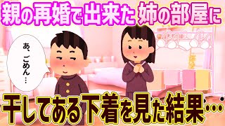 【2ch馴れ初め】親の再婚で出来た姉の部屋に干してある下着を見た結果…【ゆっくり解説】