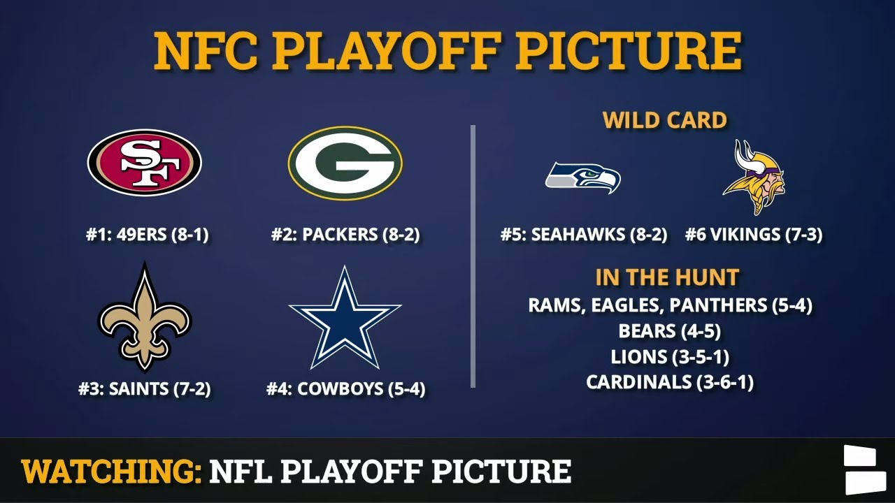 NFL Playoff Picture: AFC & NFC Standings, Wild Card Race & Rankings For ...