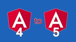 Convert Angular 4 Project to Angular 5