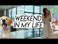 WEEKEND IN MY LIFE | touring apartments (!!), huge trader joes haul, getting my life together reset!