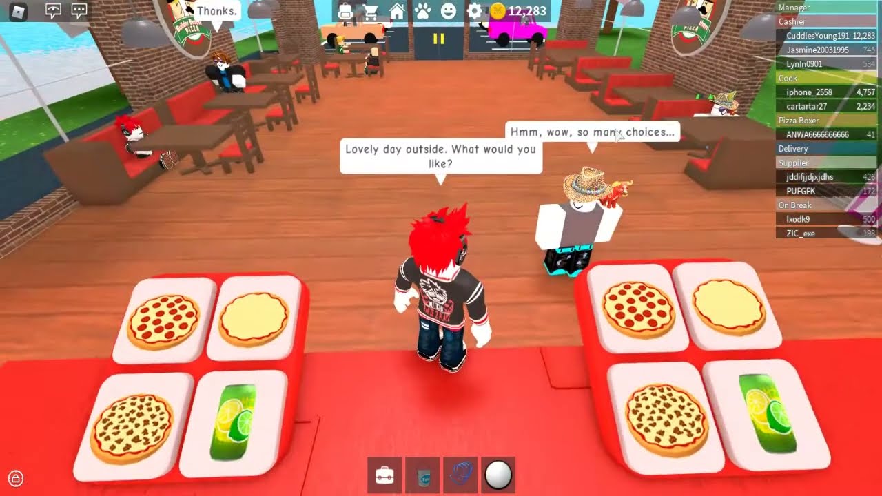 Roblox Work At A Pizza Place Gameplay (No Commentary) - YouTube