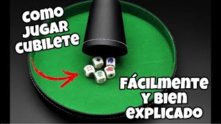 Como jugar cubilete / cubilete poker como jugar fácilmente / cubilete, aprendizaje garantizado!!