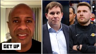 GET UP | Jay Williams reacts to Mavs owner twists knife in Doncic after Dallas lost Luka-Davis trade