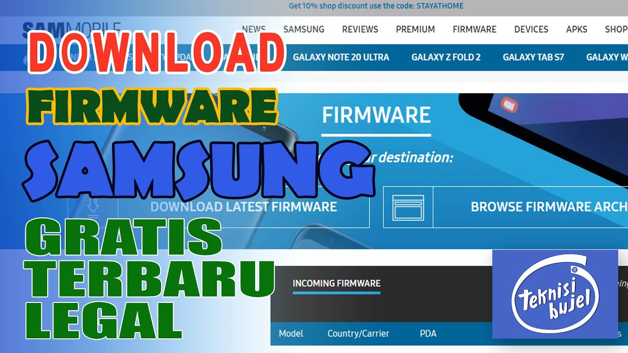 Cara Download Firmware Samsung LENGKAP Dan LEGAL #teknisibujel # ...