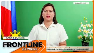 Pres. Bongbong Marcos at VP Sara Duterte, nagpahatid ng pagbati ngayong Chinese New Year