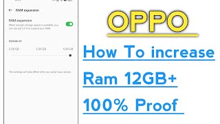 How To Increase 12GB+ Ram in All OPPO, Ram Kaise Badhaye OPPO Mobile Me