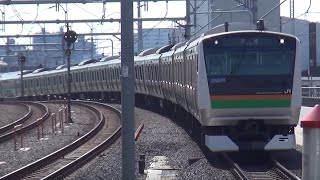 【回送】宇都宮線E233系E67編成　浦和駅通過　(60fps)