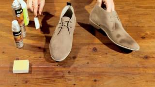 Collonil UK - How to Clean light Nubuk \u0026 Suede leather shoes