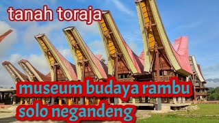 museum budaya rambu solo tanah toraja sul-sel Indonesia