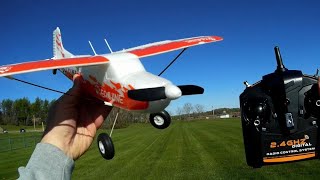 Eachine Mini Cessna RTF 4Ch Stabilized RC Plane Flight Test Review