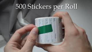 Writable Removable Prep Date Use By Food Rotation Stickers