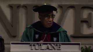 The Dalai Lama at Tulane Commencement 2013