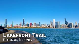 Chicago Lakefront Trail - 4K Walking Tour