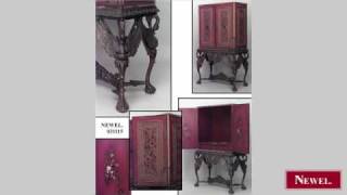 Antique Spanish Renaissance style cabinet on stand with