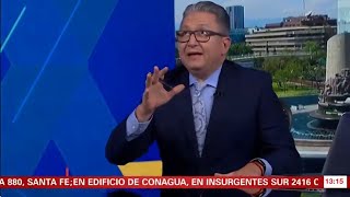 Mexican TV news broadcast interrupted by earthquake