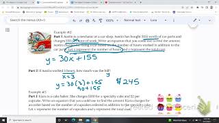 4.5 Writing Equations from Situations