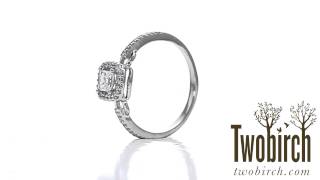 Buckle Style Engagement Ring - TwoBirch -